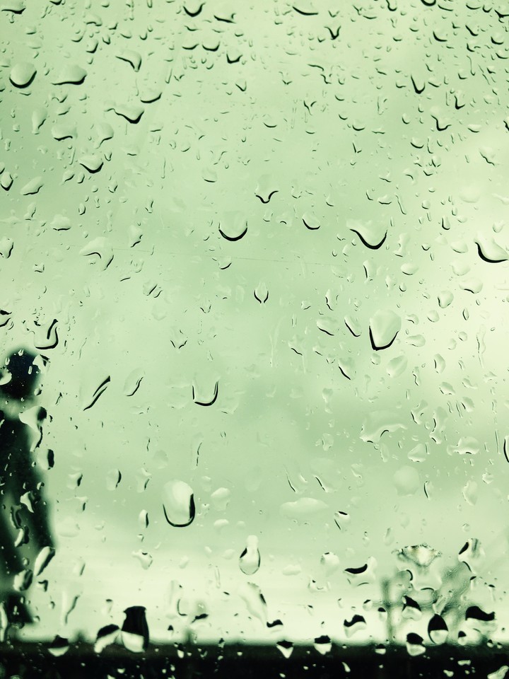 Rain Drops on Car Window