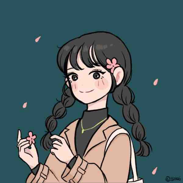 초록빛 벛꽃
