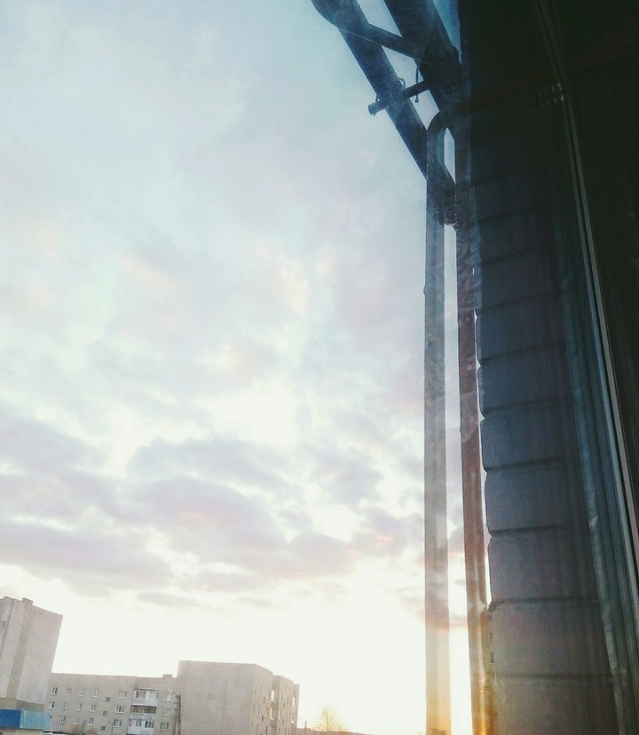 Beautiful autumn sunset