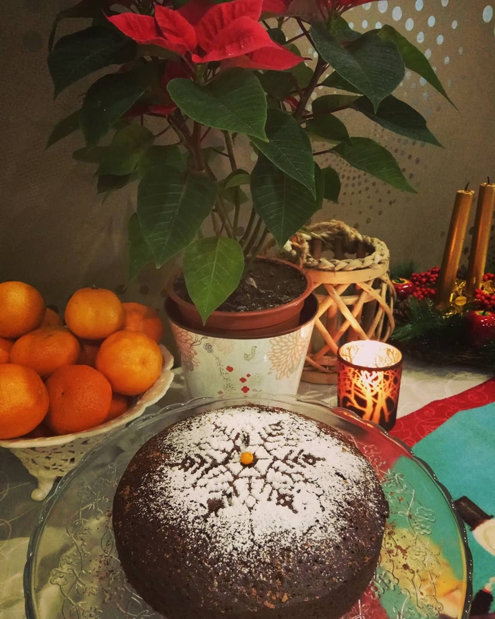 chokolate New Year cake