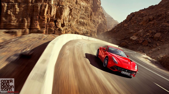 red sport car