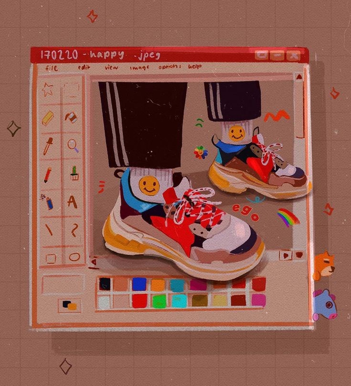 Colorful shoes