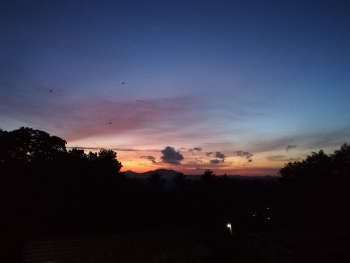 Coloured skies