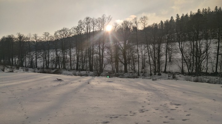 sunset in Poland