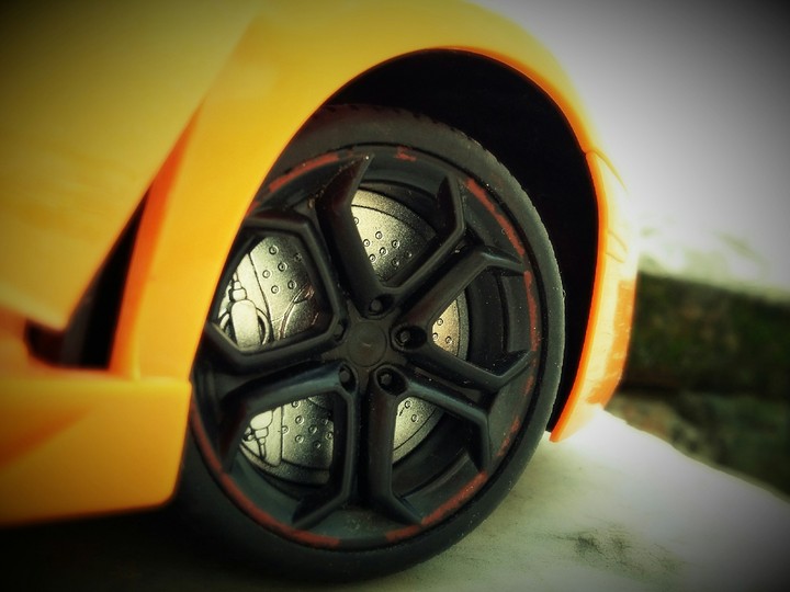 toy Lamborghini tyre