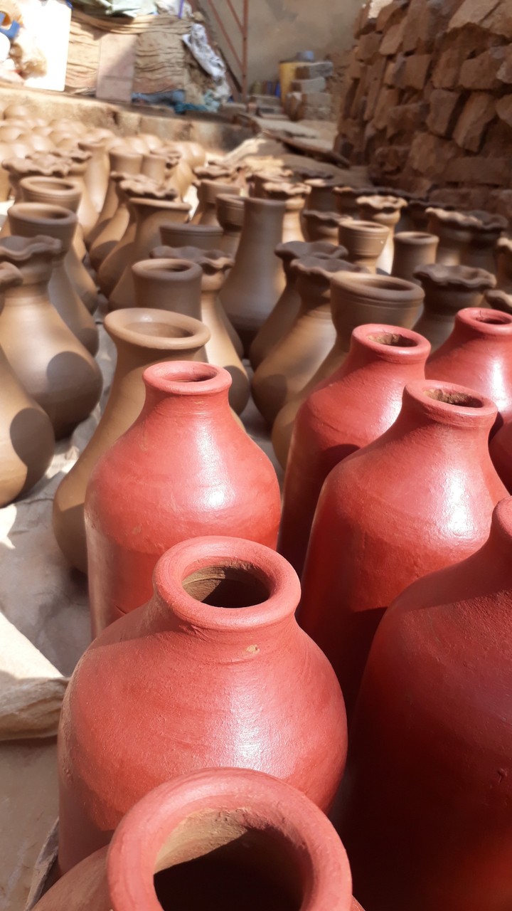 Fresh Earthen Pots