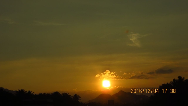 sun set