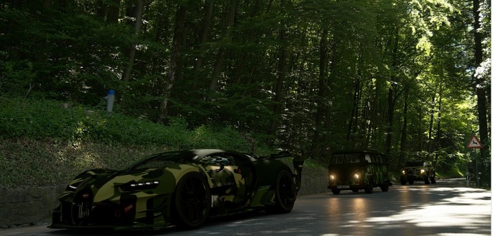Bugatti chiron VGT camo