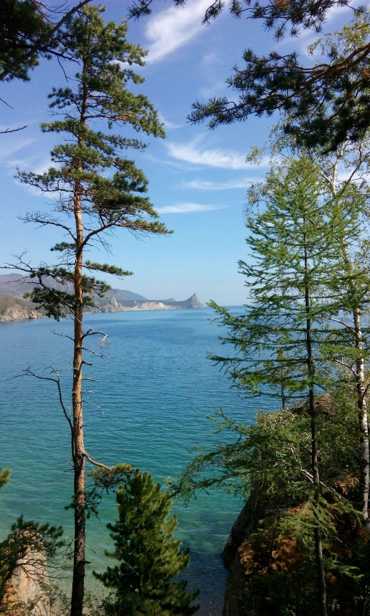 Baikal. Baklaniy stone.