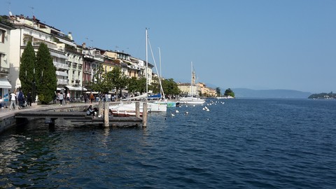 Salò lungolago Zanardelli Lake garda italy