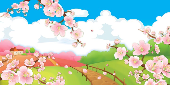walk among the beauty of Cherry Blossom Lane