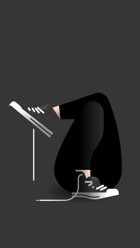 wallpaper font, illustrations