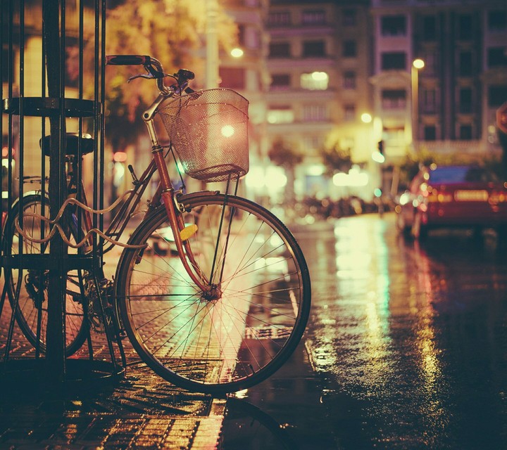 a beautiful bicycle