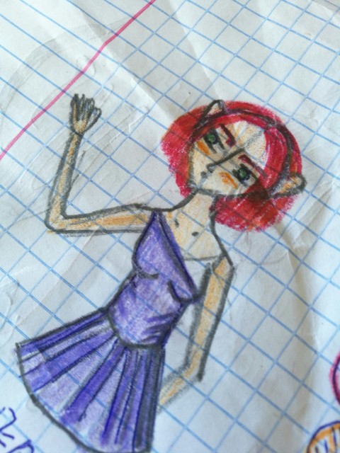 mini sketch girl