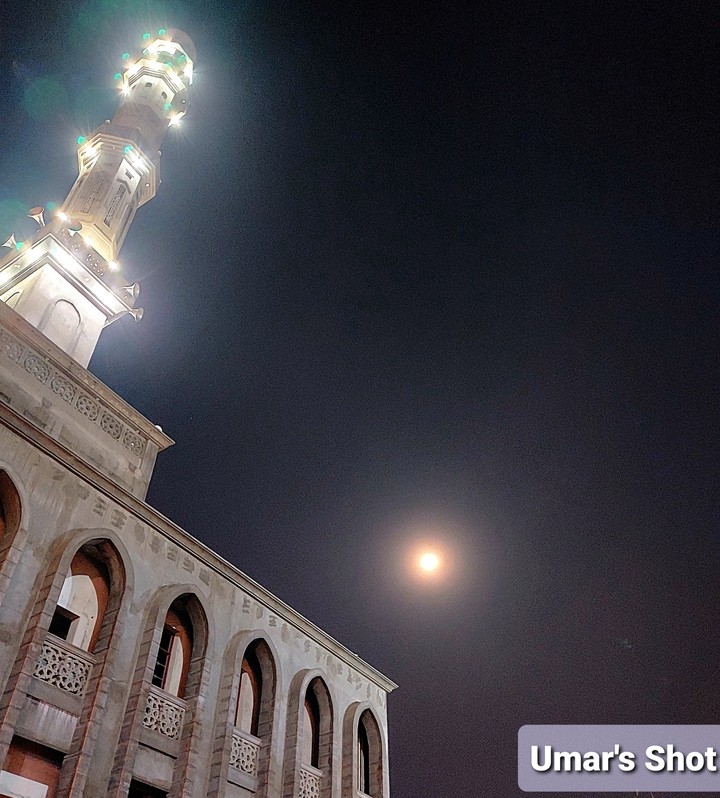 Mosque and Moon