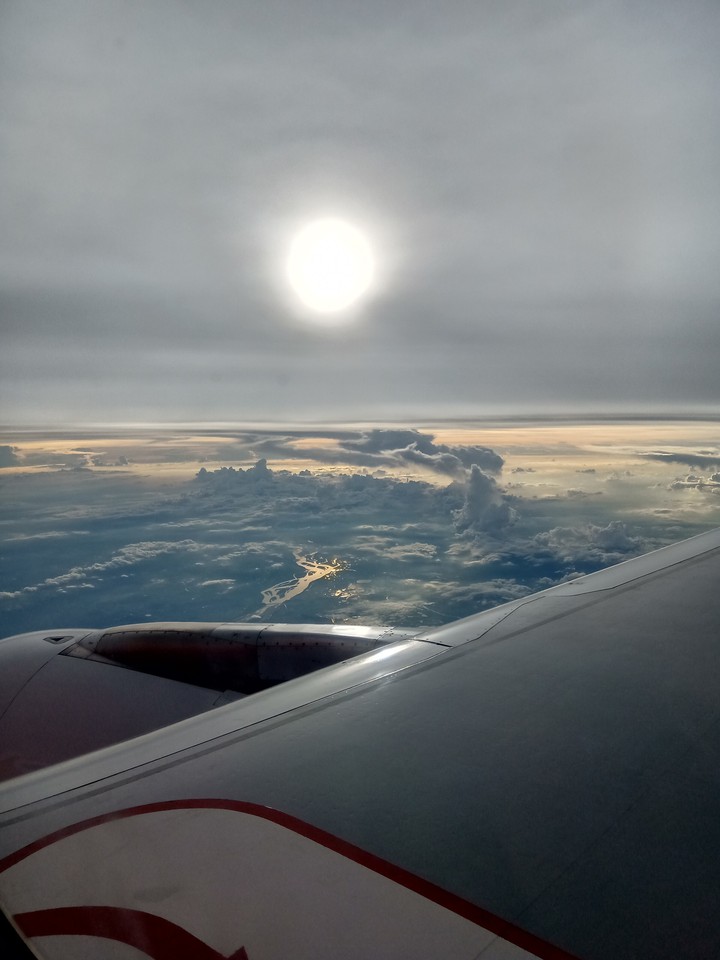 Flying over the lost city??