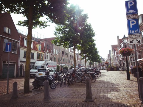Bicycle parking.