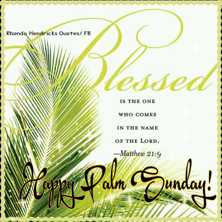 Palm Sunday