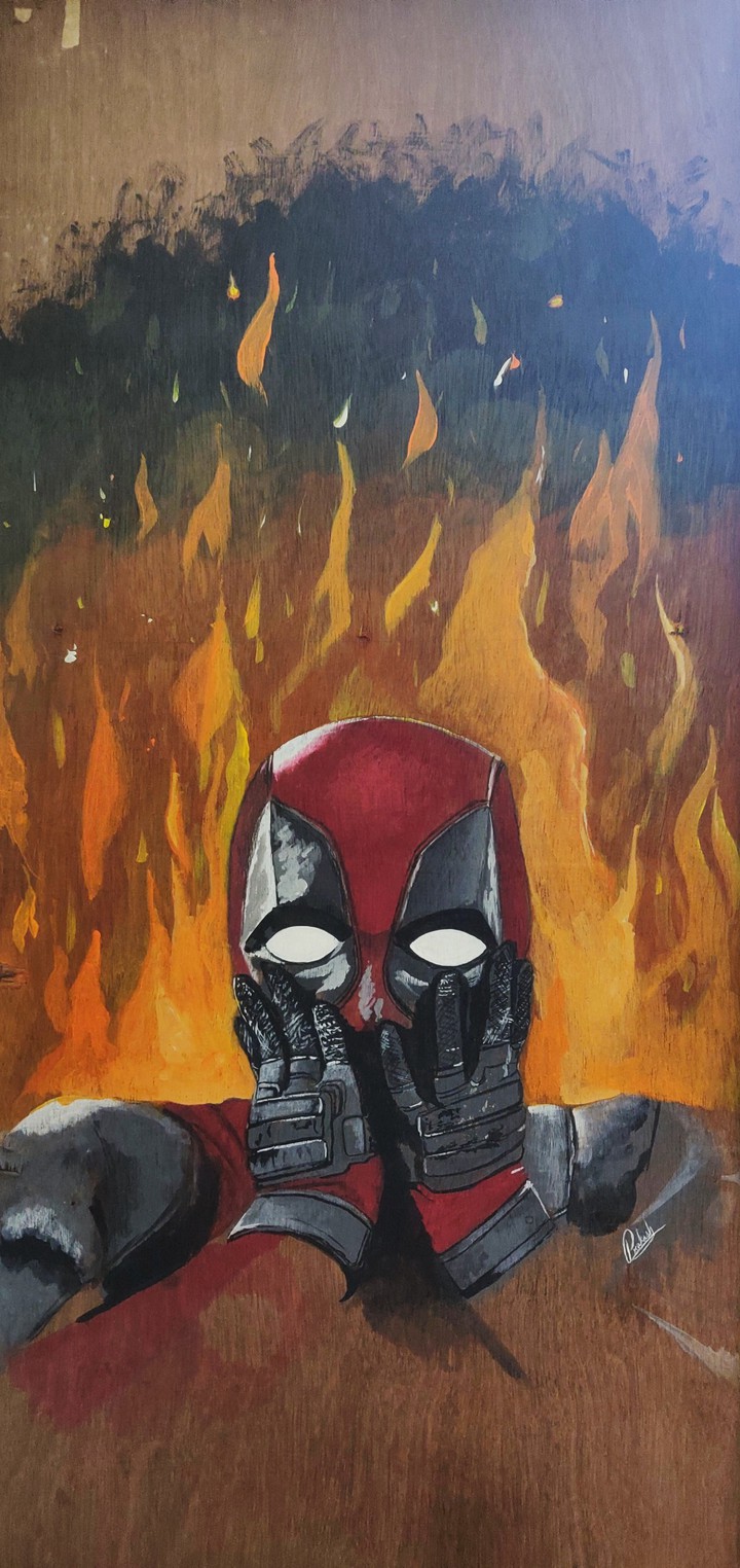Deadpool painting