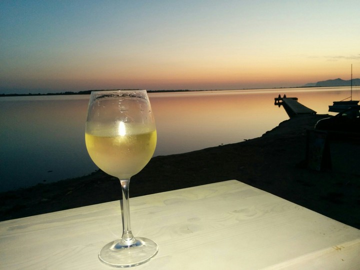 Un bicchiere di vino