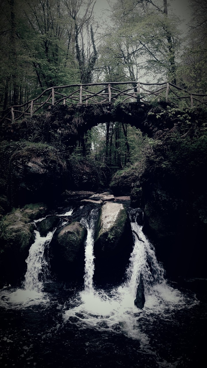 Creepy waterfall