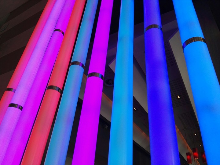 All you need are these neon lights.