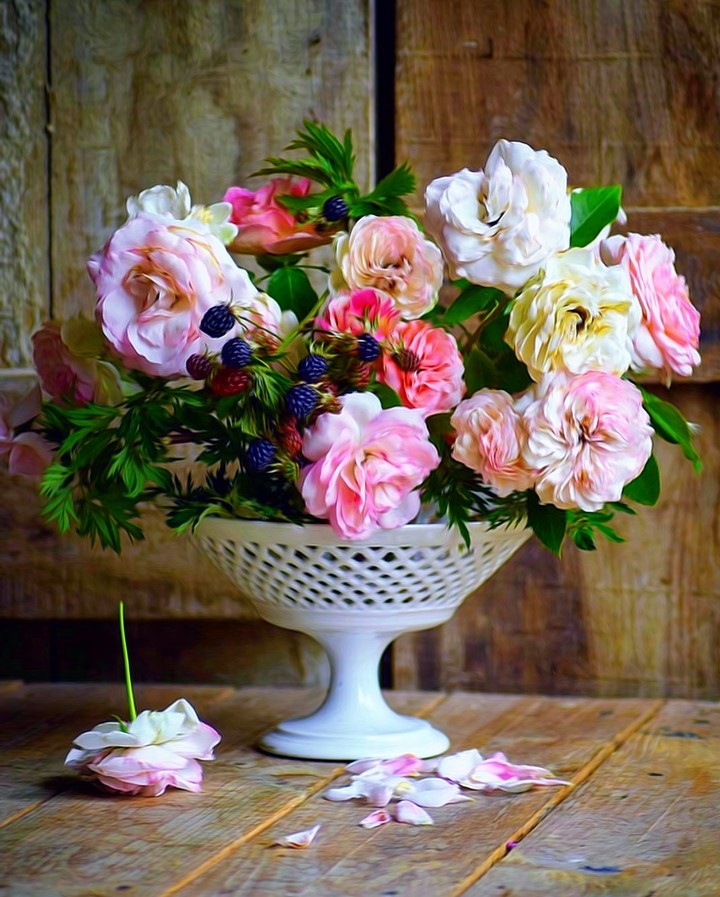 flower & blackberry