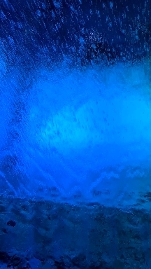 under water