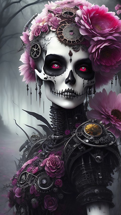 ταπετσαρίες magenta, flower