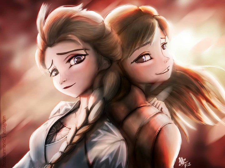 Elsa and Anna