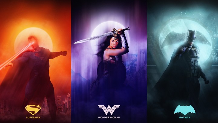 Superman batman wonderwoman simbol