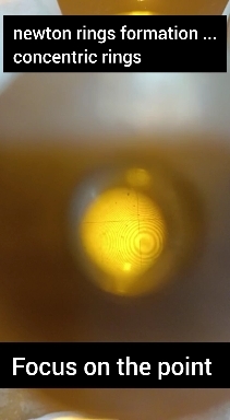 newton rings an optical experiment - convex lenses