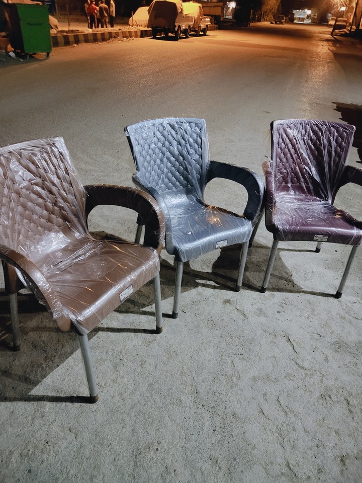 plastic chairs  3 colors