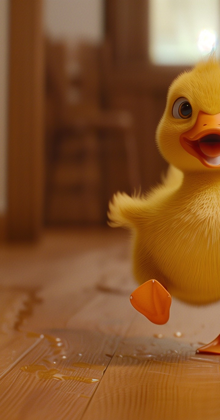 Duck cute, little duck