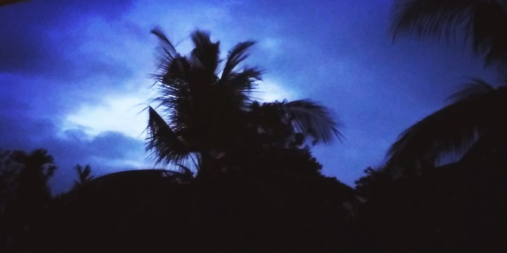 blue sunset