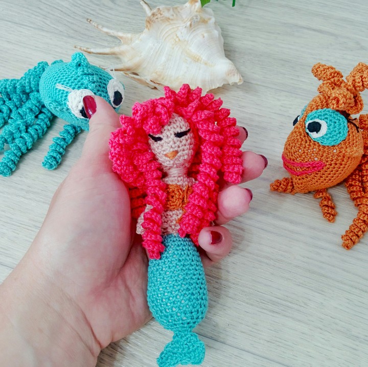 вязаные игрушки