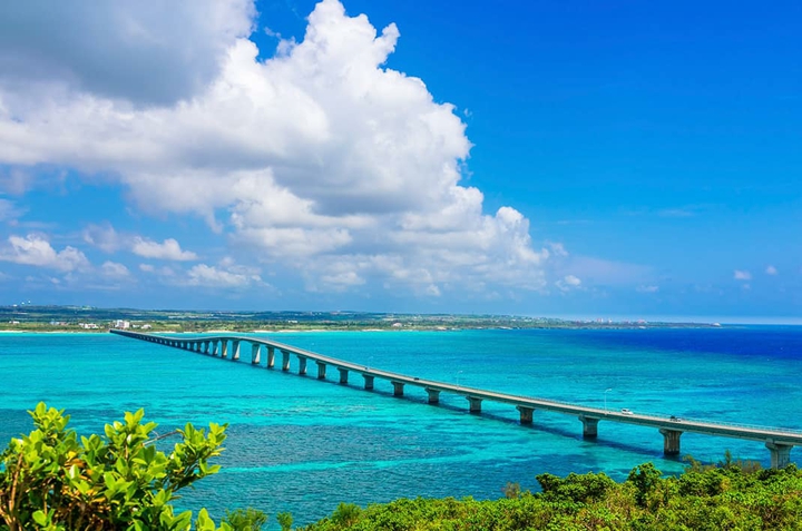 brilliant Okinawan ocean