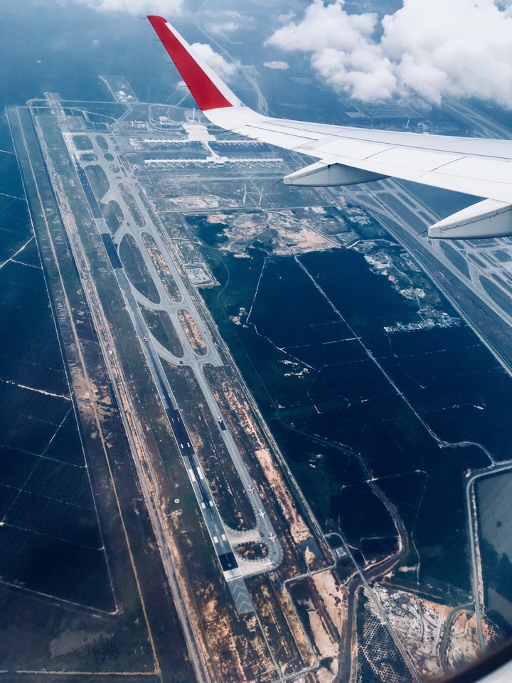 Take off at KLIA2, Malaysia.