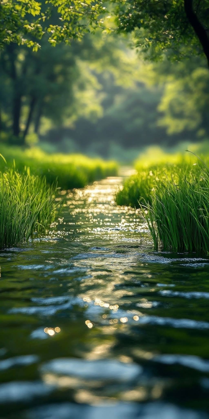 tapety vegetation, stream