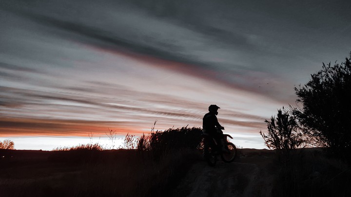 sunset bike