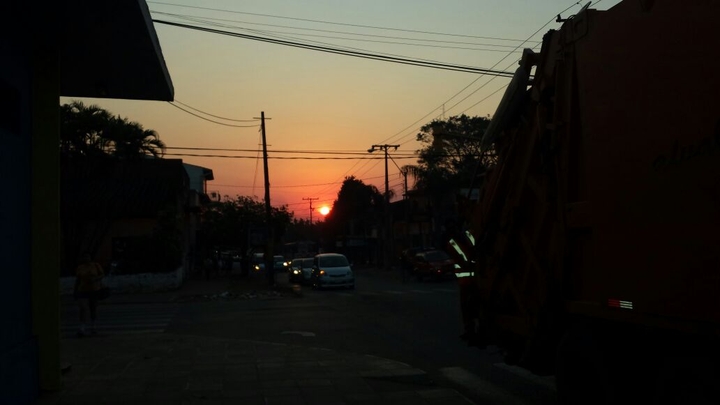El atardecer del Paraguay.