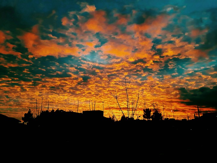 sunset in Shahroud