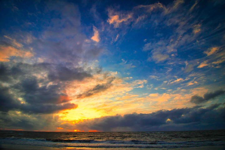 The sky