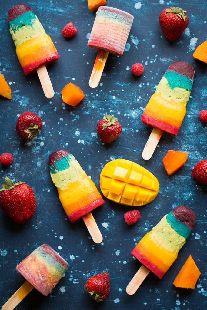FRESH COLORFUL POPSICLES