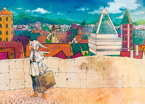 Elf in Colorful City