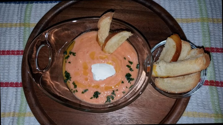 Vegetable cream soup