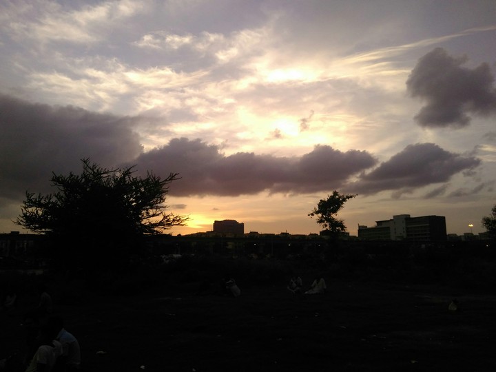 sunset sky...