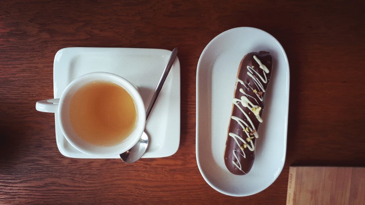 Green tea with ecler
