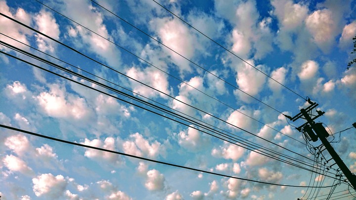 The sky.