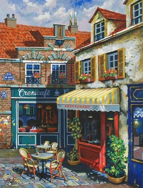 обои coffeehouse, neighbourhood